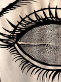 Redwood Tree Ring Eye-Ball Print 18x24 (Original Handmade)