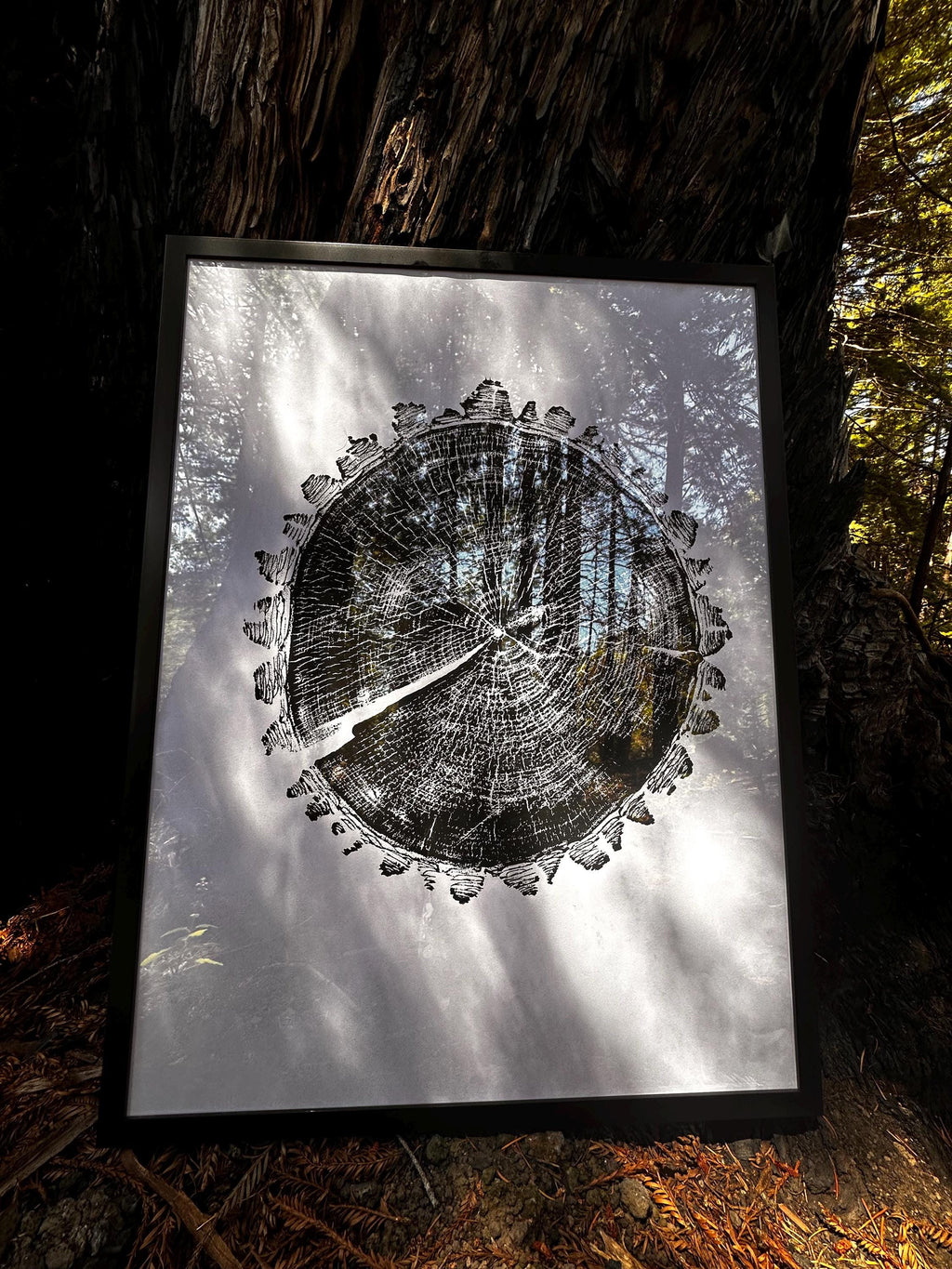 Handmade Walnut Tree Print 18x24