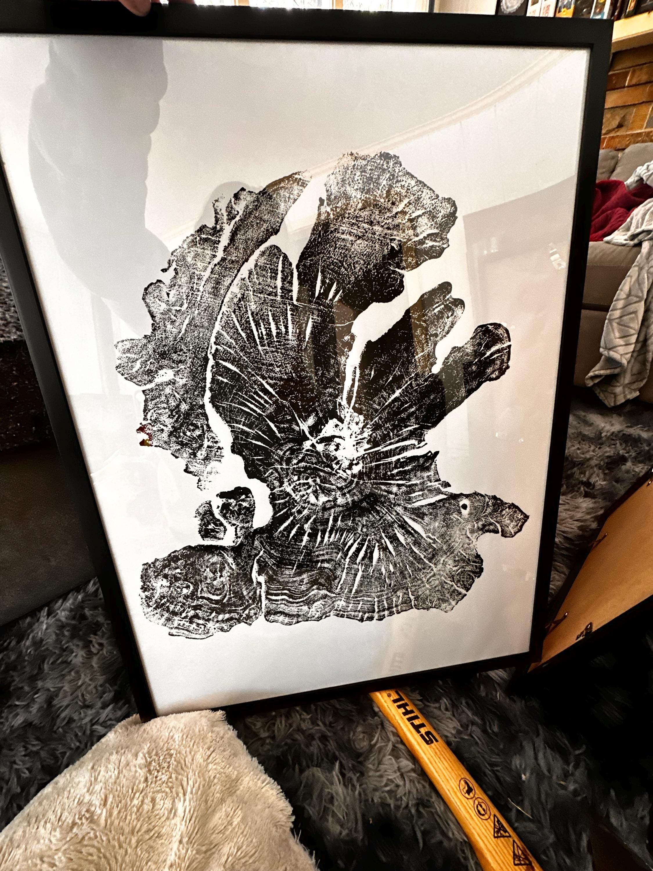 Handmade Olive Wood Tree Print 18x24