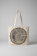 Doug Fir Tote Bag, Tree Rings