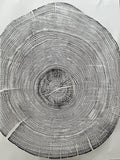 Handmade Ponderosa Pine Tree Print 18x24