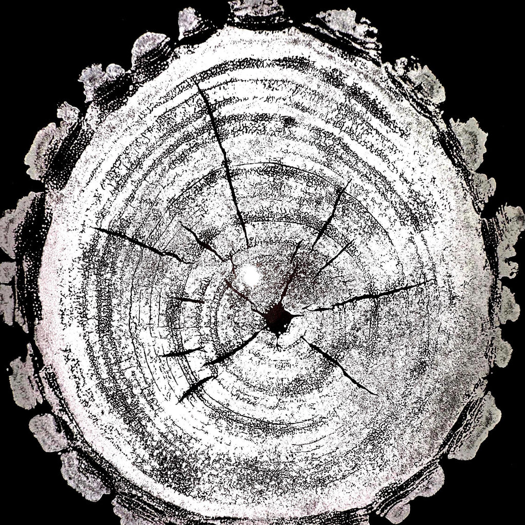 Handmade Black Maple Tree Print 9x12