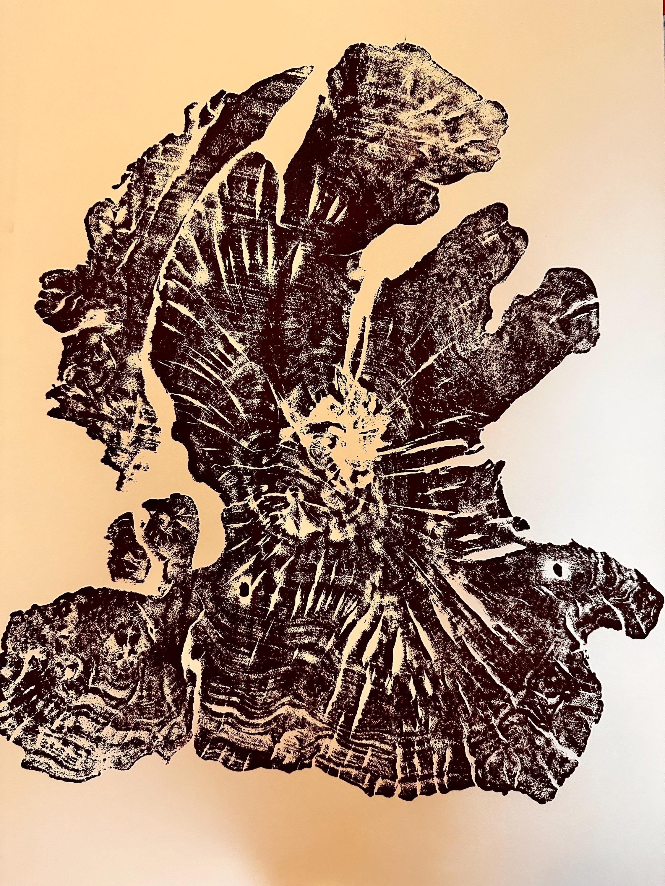 Handmade Olive Wood Tree Print 18x24