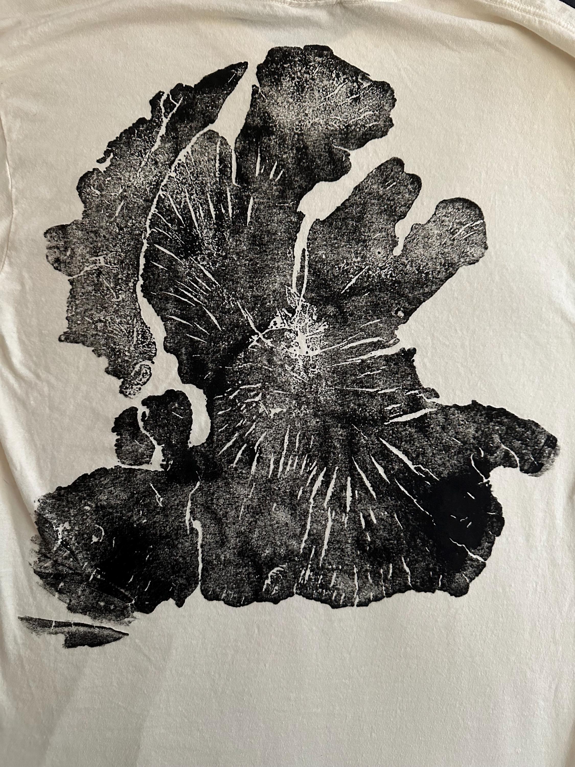 Handmade Olive Wood Long Sleeve, Tree Ring Art, Tan-Large